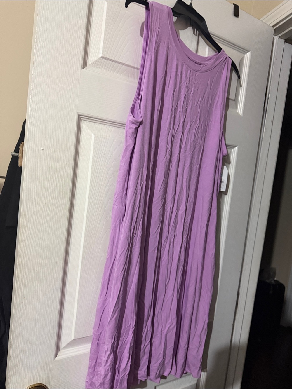 Time and Tru Lavender Sleeveless Maxi Dress